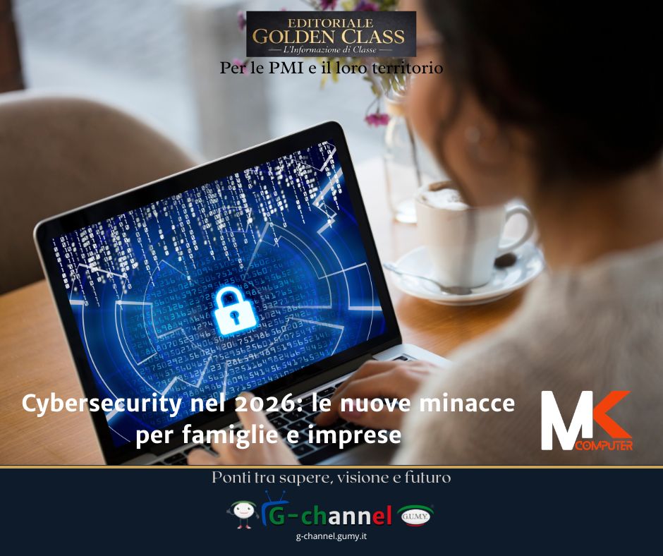 Cybersecurity nel 2026: le nuove minacce per famiglie e imprese